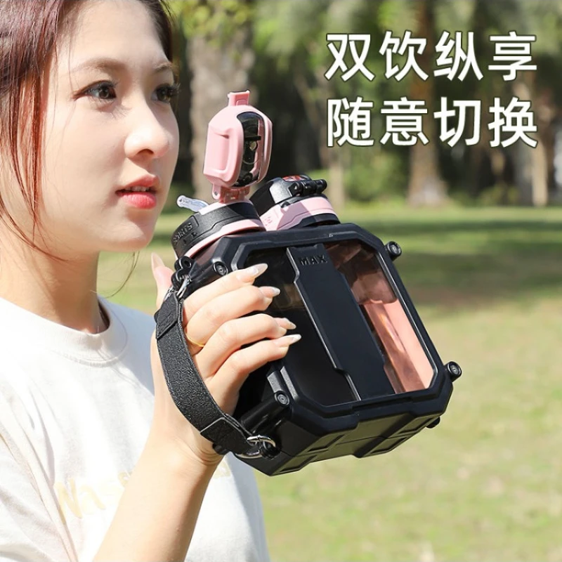 Outdoor Camping Warehouse - Large Capacity Water Kettle, Double Drink,