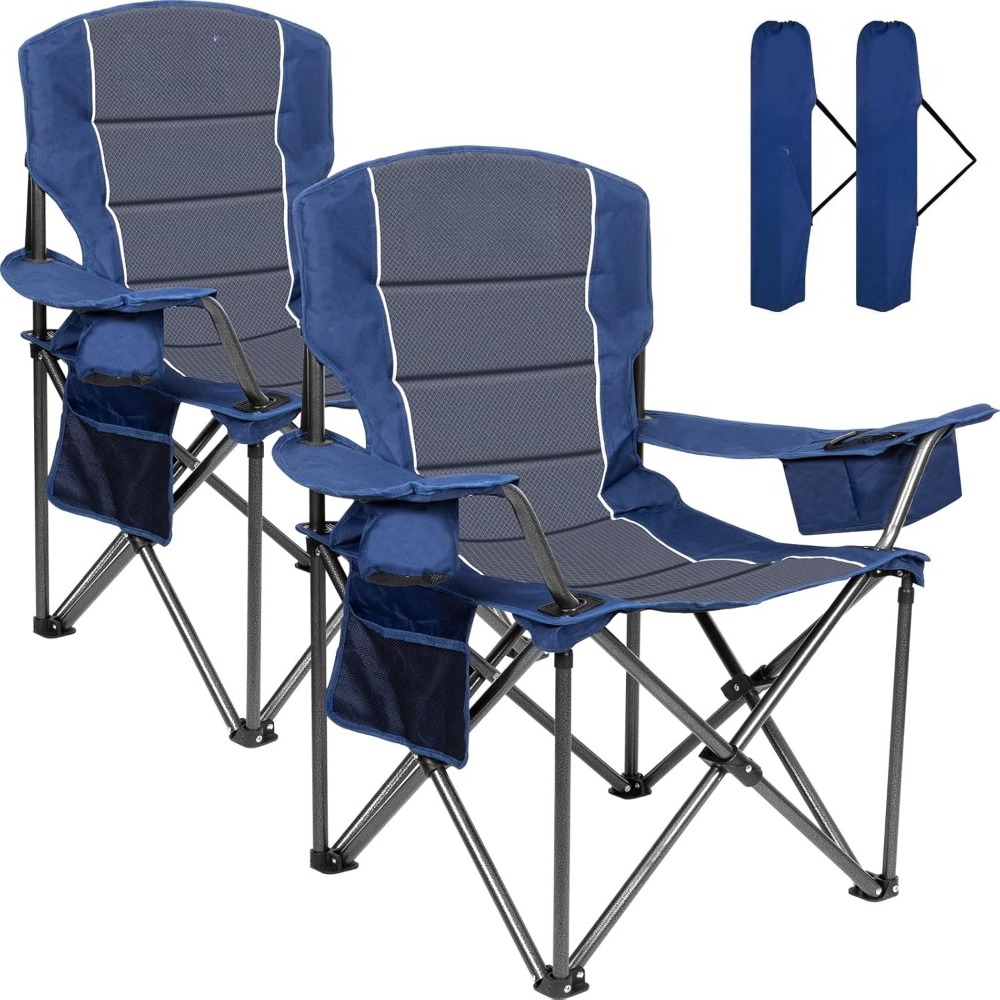 Outdoor Oversized Camping Chair - Oversized Heavy Duty Camping Chairs 500