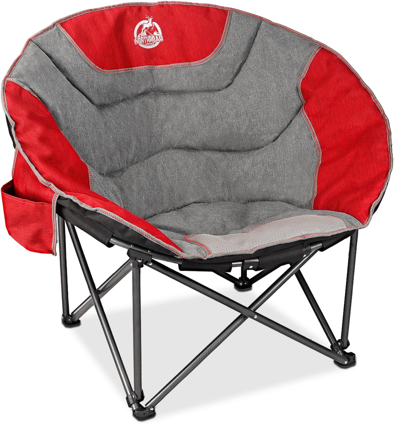 Outdoor Oversized Camping Chair - XXL Camping Moon Chair,Oversized Round Chair,Folding