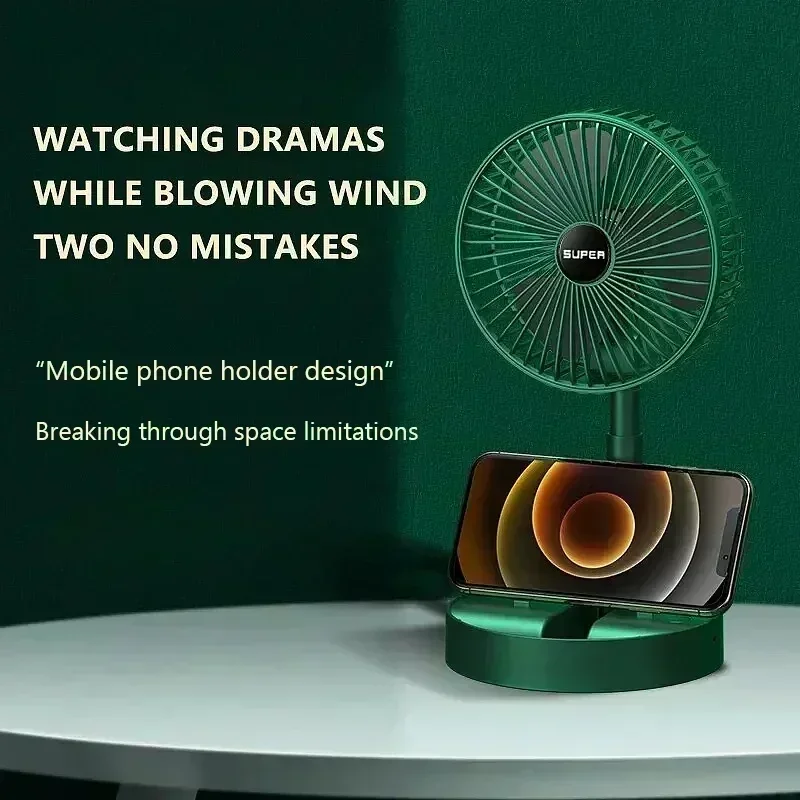 Outdoor Camping Table Foldable - USB Foldable Electric Fan Cold Air