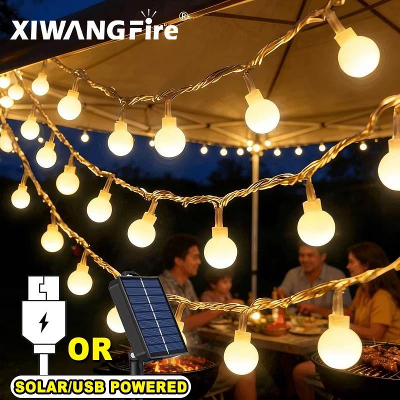 3-10M Solar/USB/Battery String - Outdoor Camping Tent ulasan dan harga