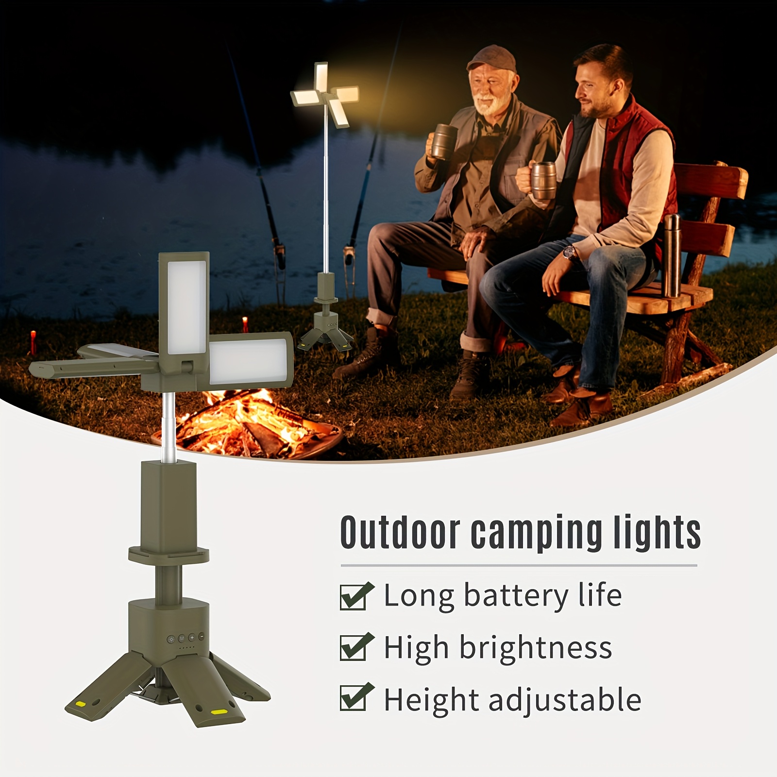 Camping Lantern, 14000mAh Rech - Outdoor Camping Tent ulasan dan harga