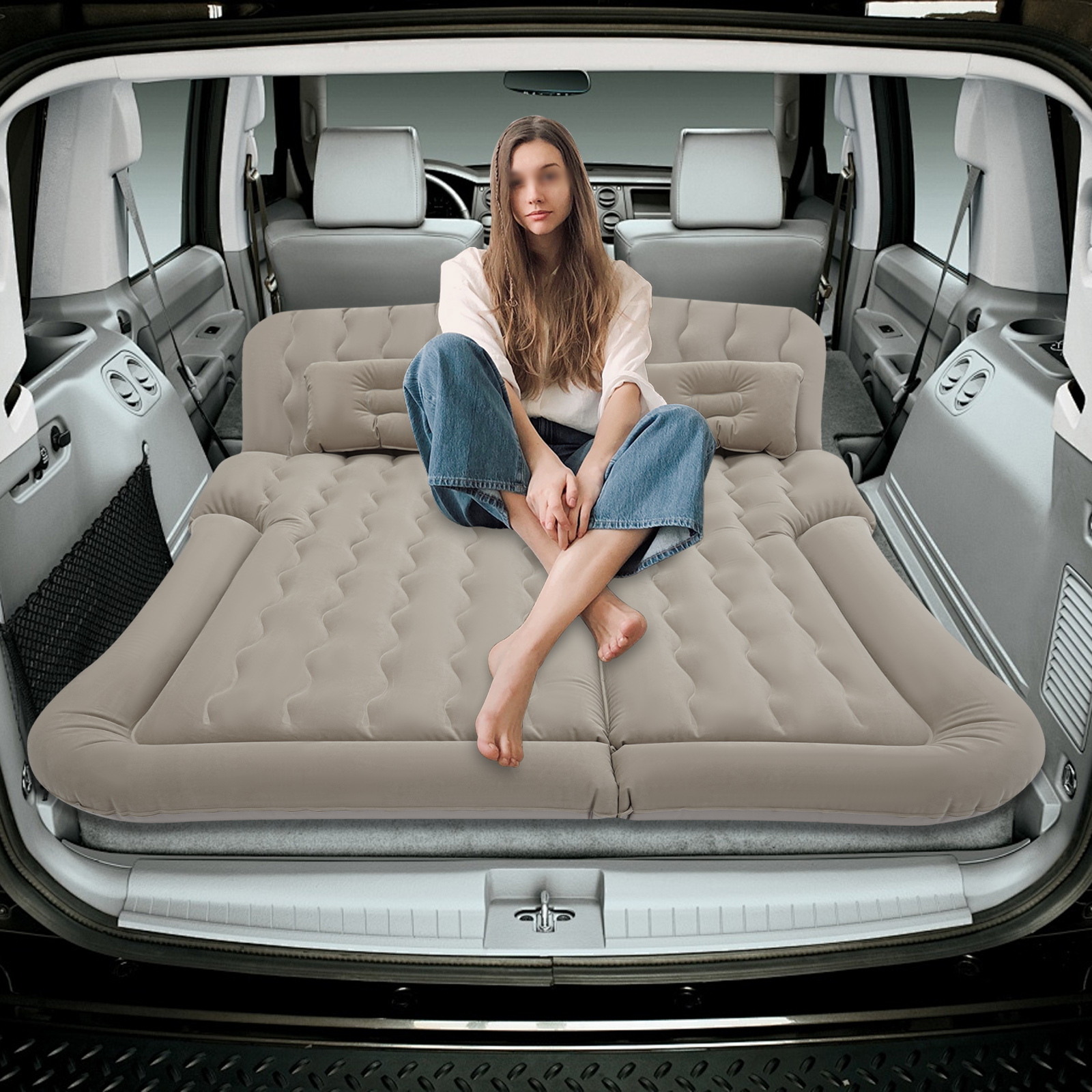 SUV Air Mattress With Pillows, - Camp Pillow Compressible ulasan dan harga