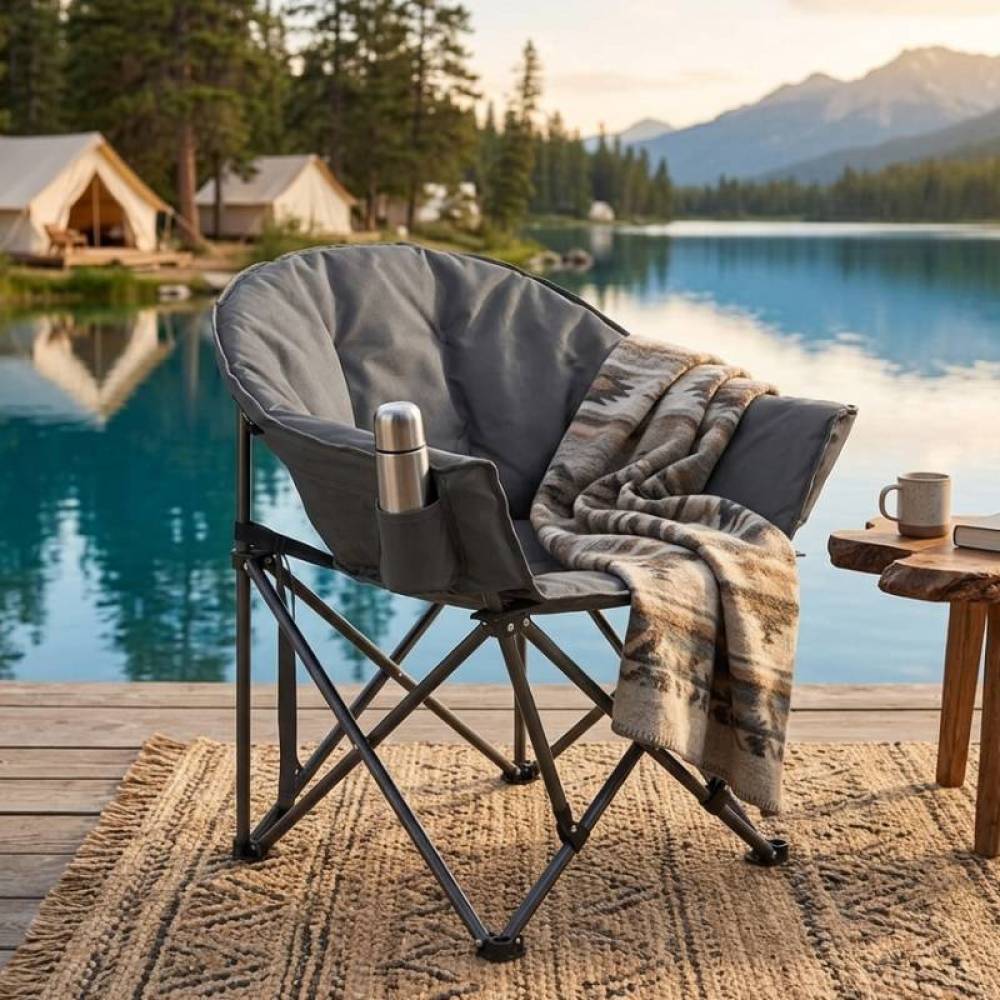Oversized Camping Chair, Porta - Outdoor Oversized Camping Chair ulasan dan harga