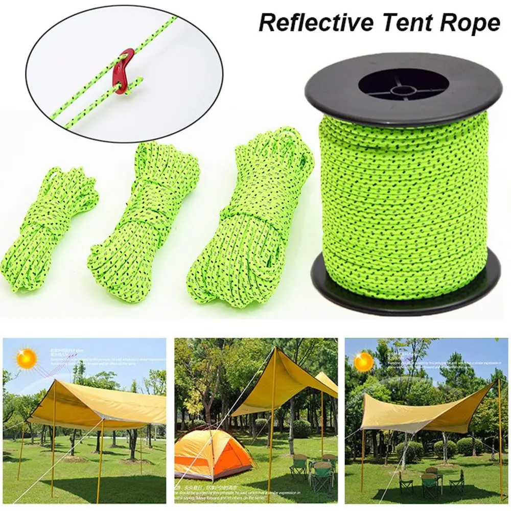 50M 2.5mm Reflective Paracord  - Outdoor Camping Umbrella ulasan dan harga