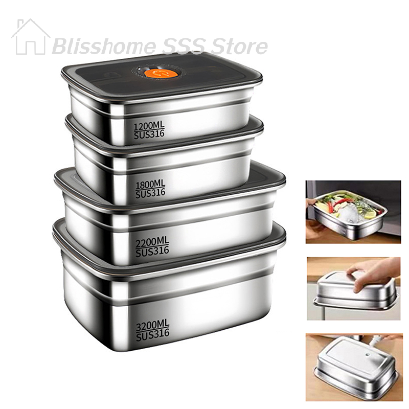 【S】304 Stainless Steel Lunch B - Outdoor Camping Fridge ulasan dan harga