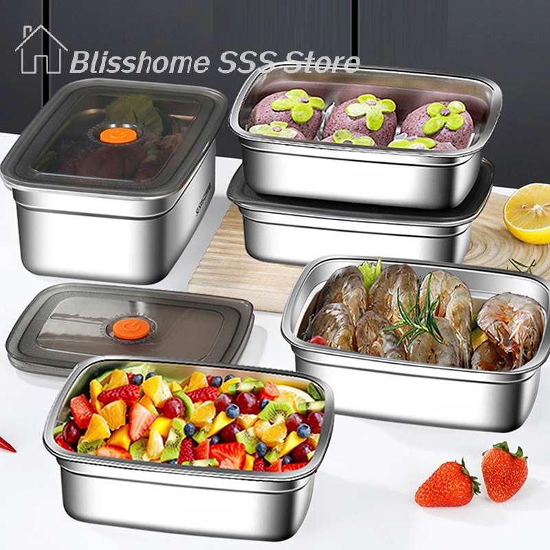 【S】304 Stainless Steel Lunch B - Outdoor Camping Fridge ulasan dan harga