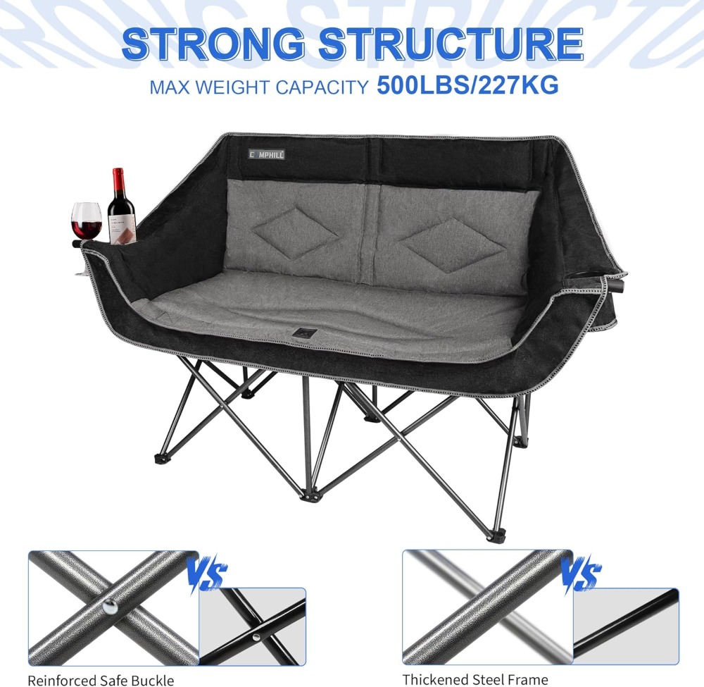 Oversized Double Camping Chair - Outdoor Oversized Camping Chair ulasan dan harga