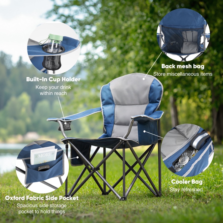 Oversized Folding Camp Chair 4 - Outdoor Oversized Camping Chair ulasan dan harga