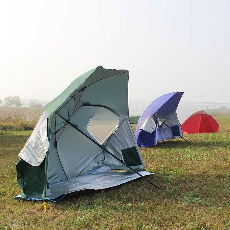 Outdoor Beach Sun Umbrella wit - Outdoor Camping Umbrella ulasan dan harga