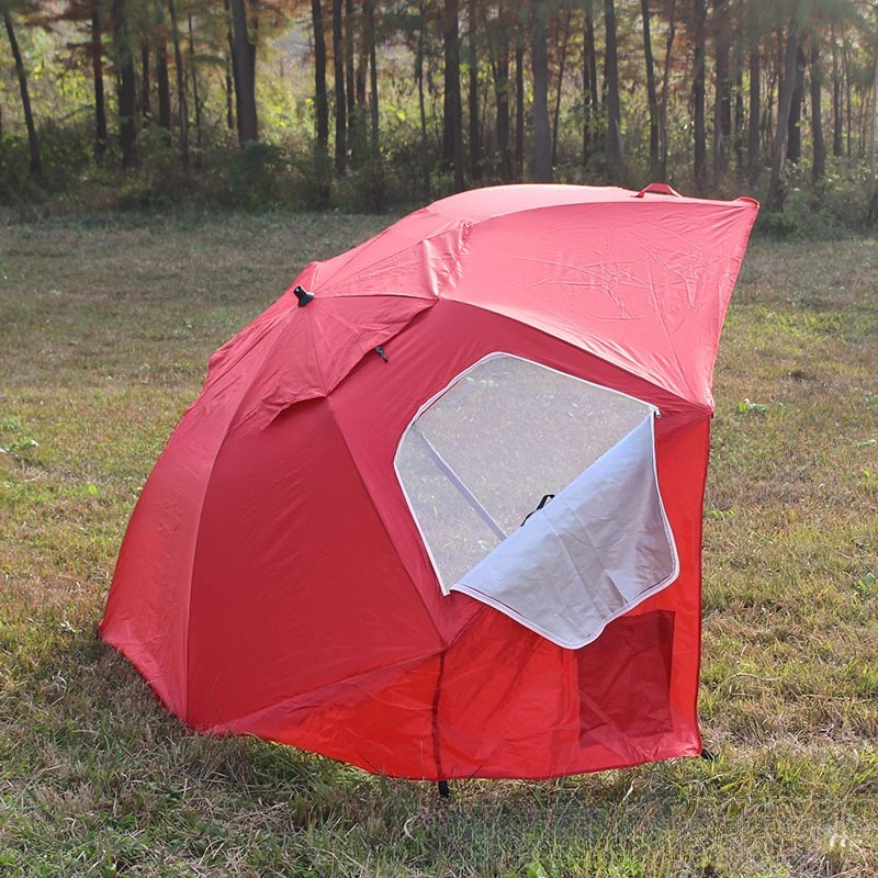Outdoor Beach Sun Umbrella wit - Outdoor Camping Umbrella ulasan dan harga