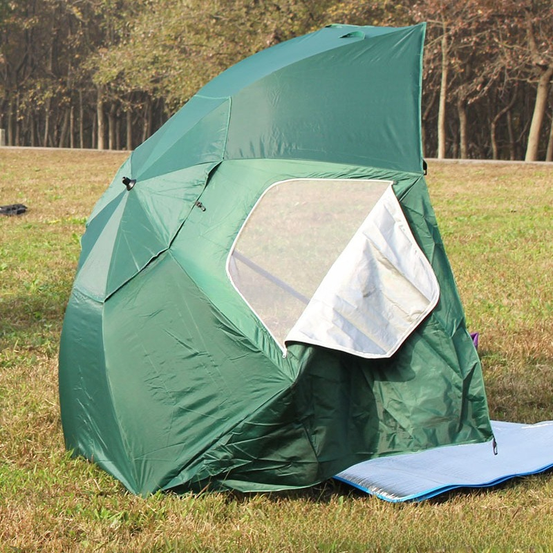 Outdoor Beach Sun Umbrella wit - Outdoor Camping Umbrella ulasan dan harga