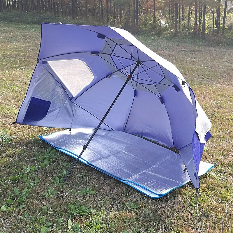Outdoor Beach Sun Umbrella wit - Outdoor Camping Umbrella ulasan dan harga