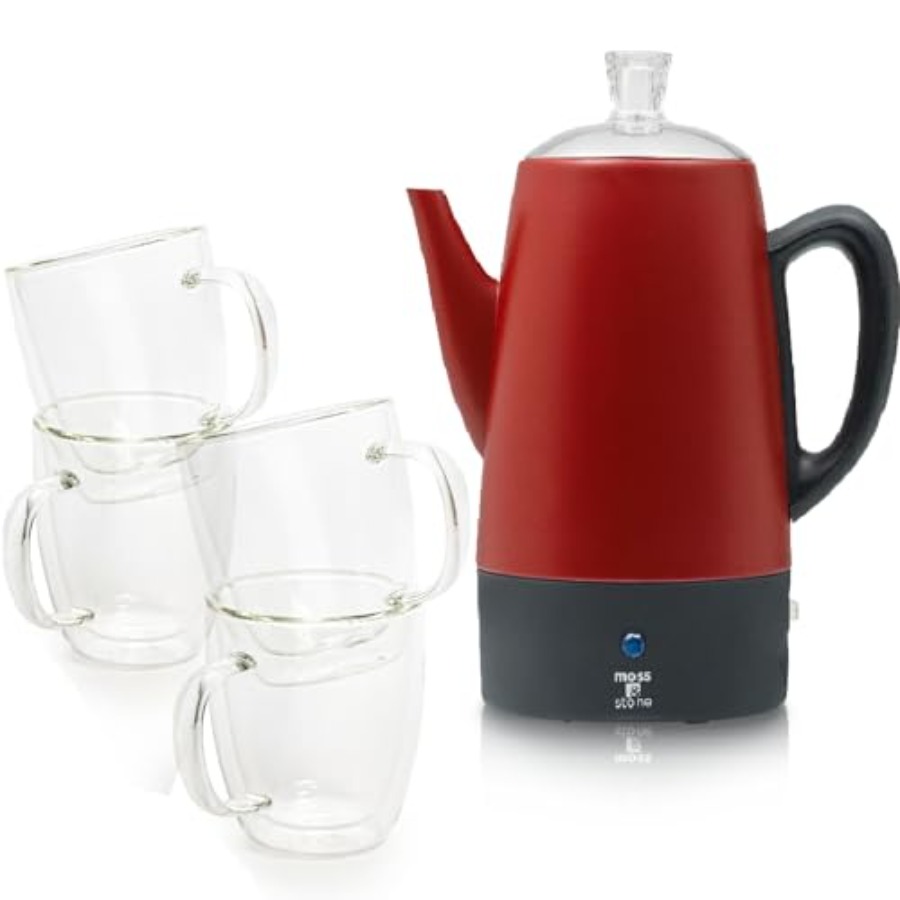 Electric Coffee Percolator for - Camp Percolator Coffee ulasan dan harga