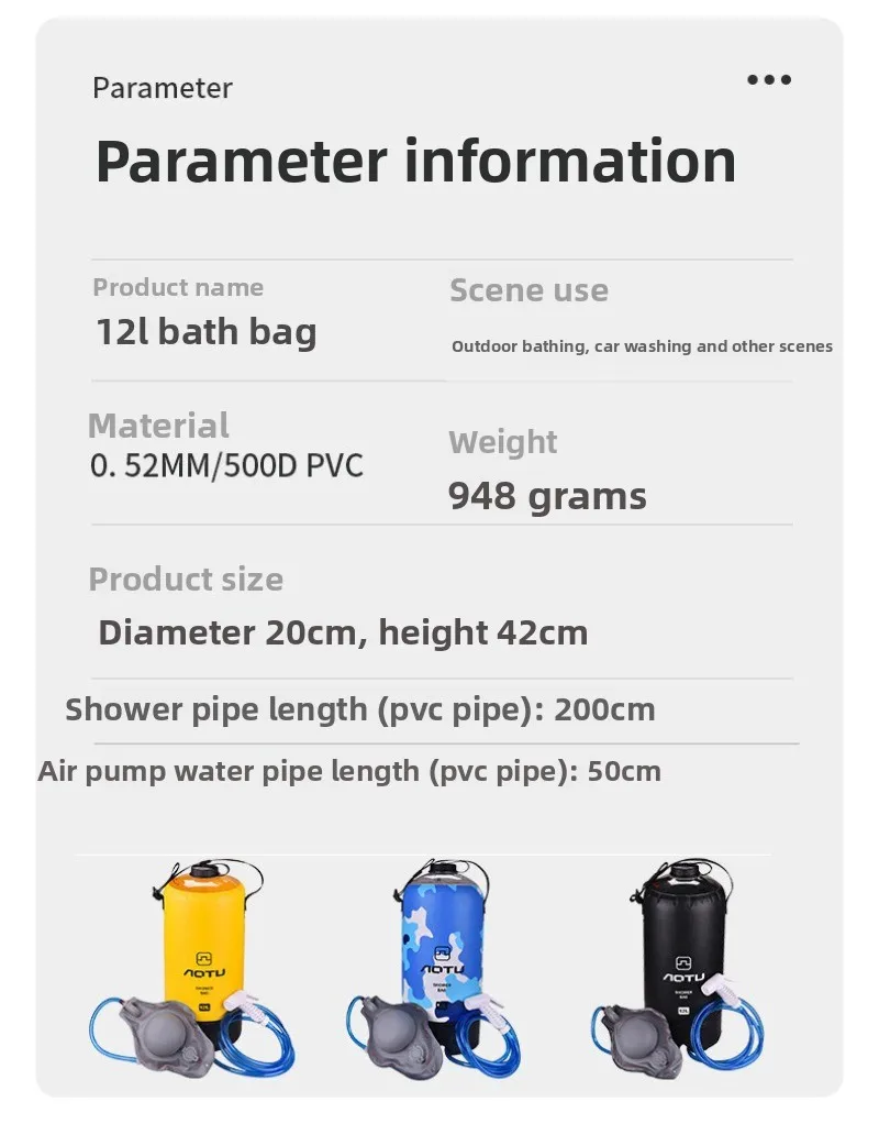 useful Outdoor Travel Shower S - Outdoor Camping Hot Water Shower ulasan dan harga
