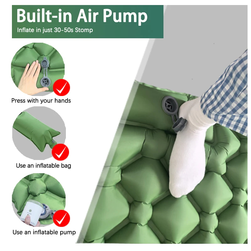 Camping Inflatable Air Mat Wit - Camp Pillow Compressible ulasan dan harga