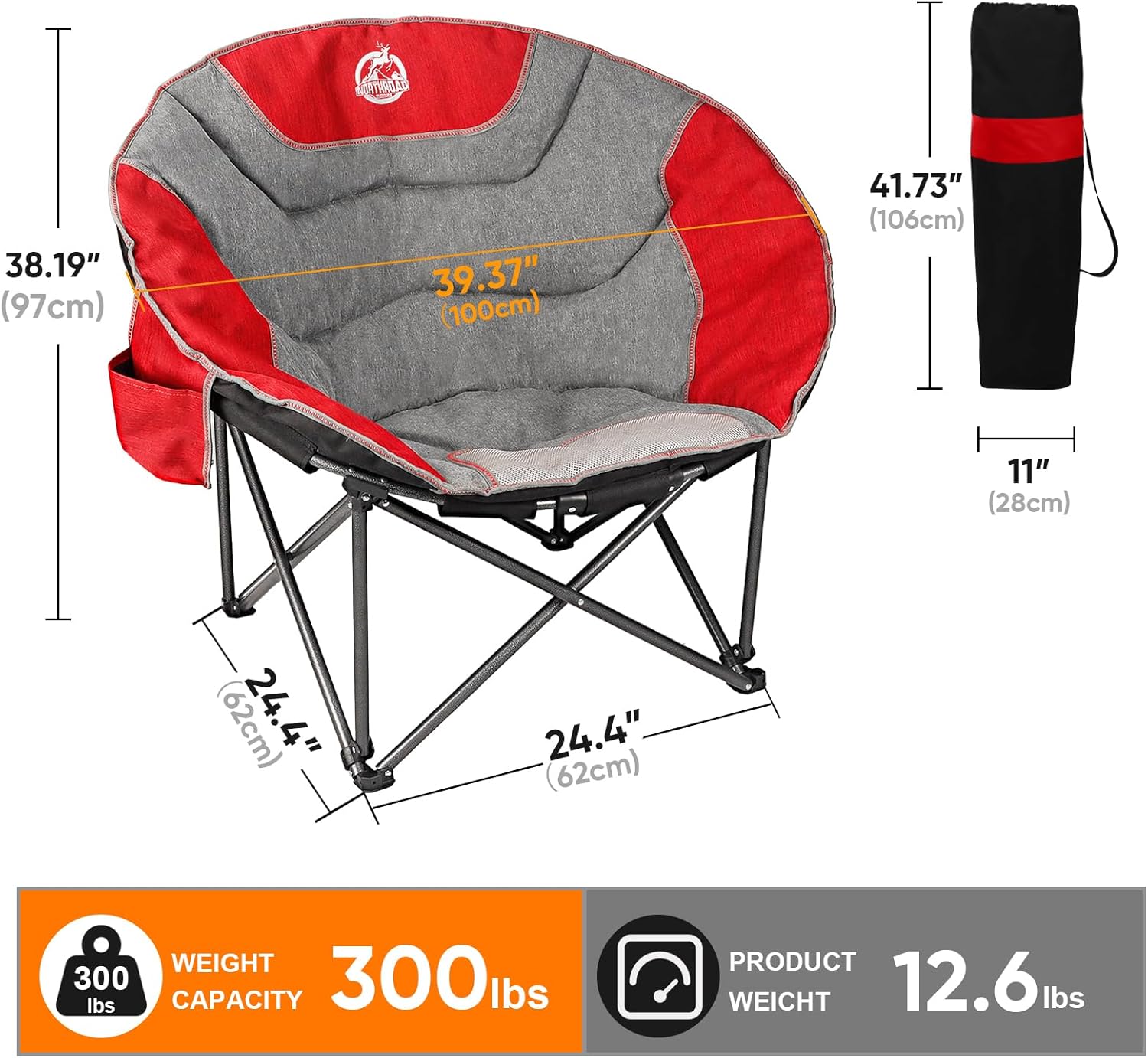 XXL Camping Moon Chair,Oversiz - Outdoor Oversized Camping Chair ulasan dan harga