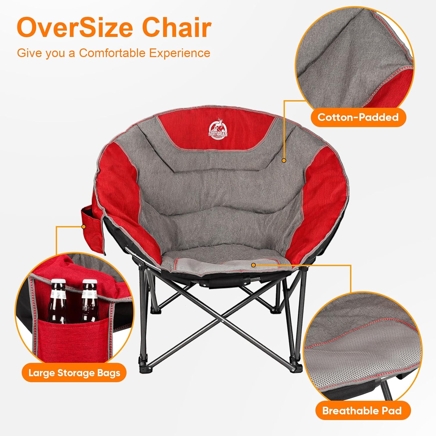 XXL Camping Moon Chair,Oversiz - Outdoor Oversized Camping Chair ulasan dan harga