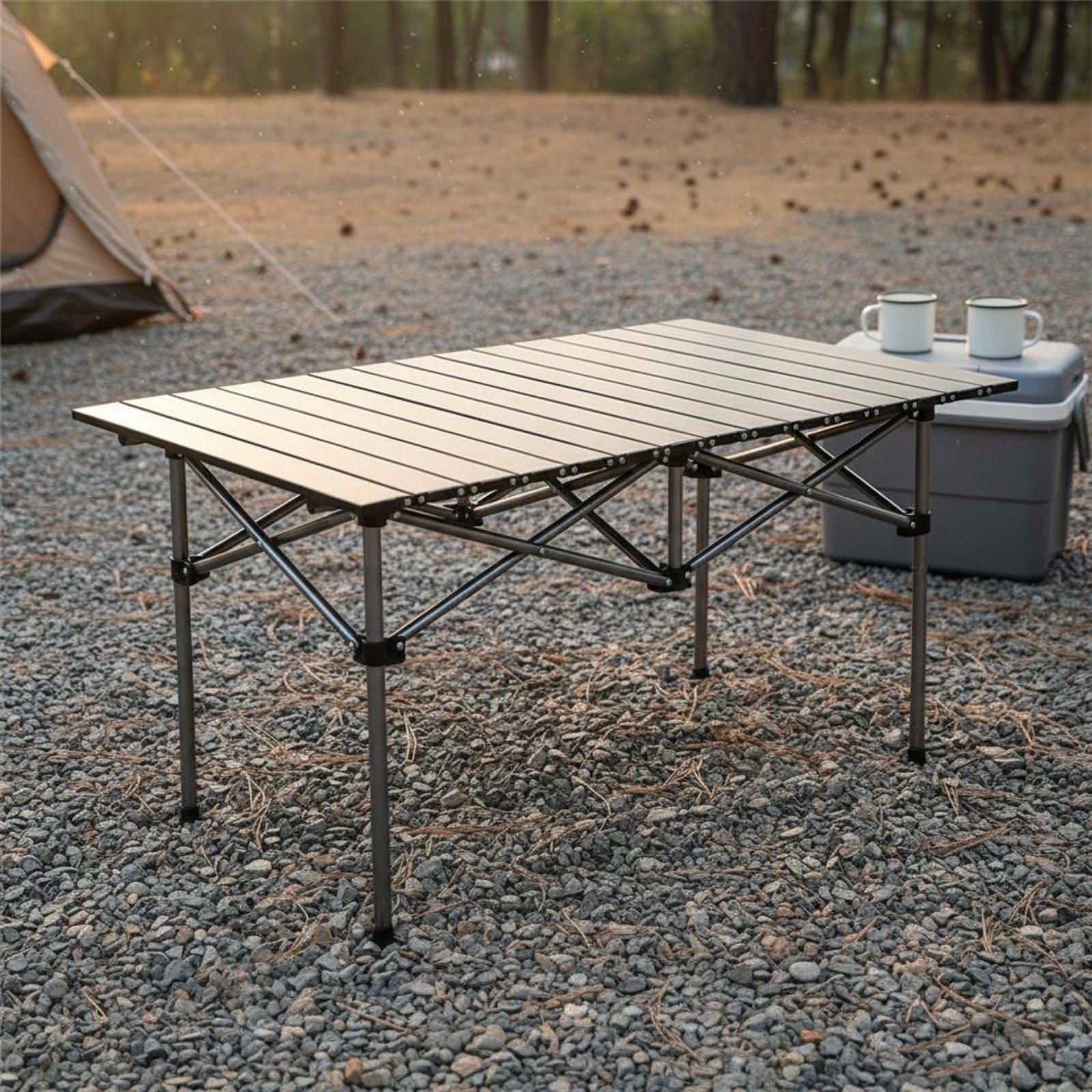 Portable Camping Table and Cha - Outdoor Camping Table Foldable ulasan dan harga