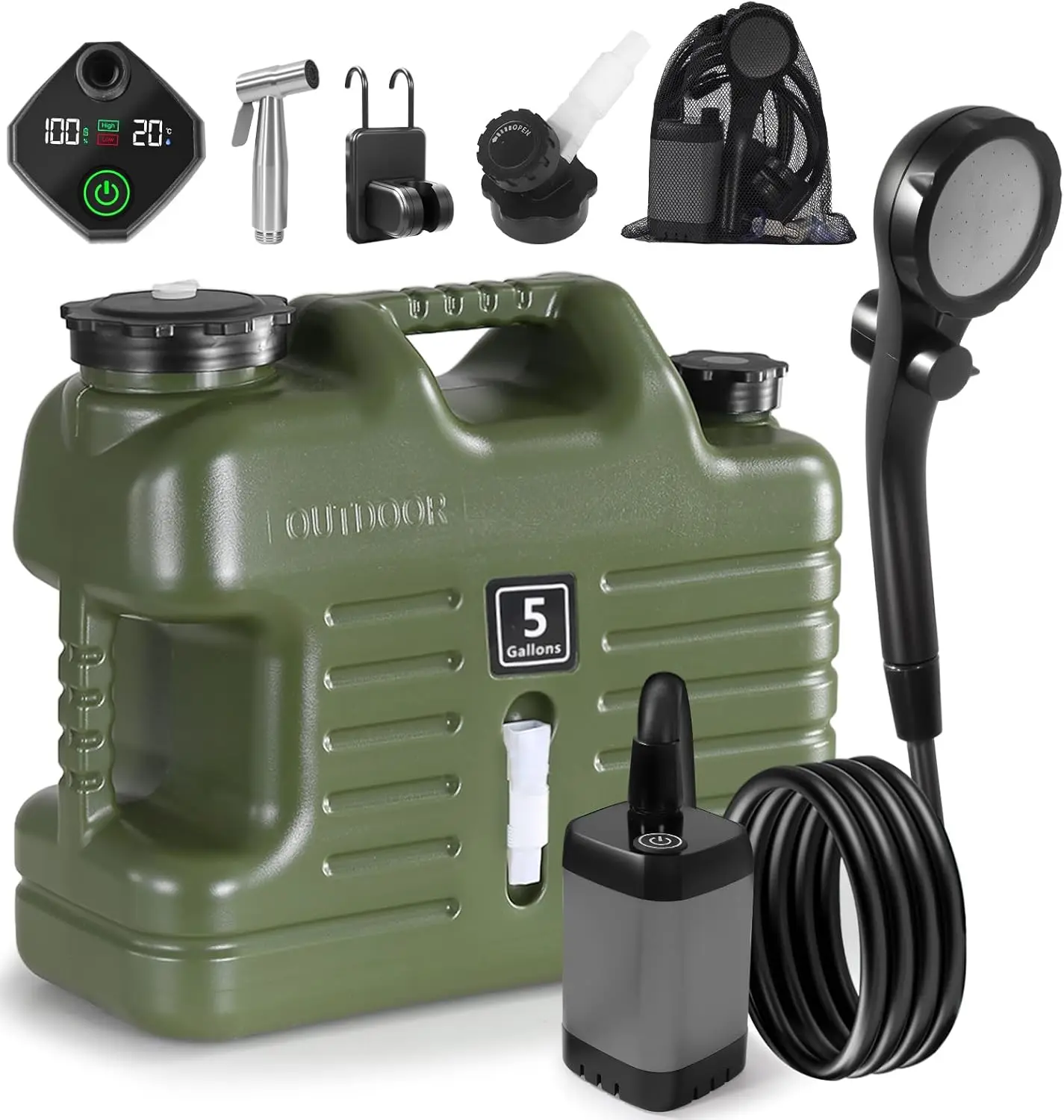 hot-sellingPortable Camping Sh - Outdoor Camping Hot Water Shower ulasan dan harga