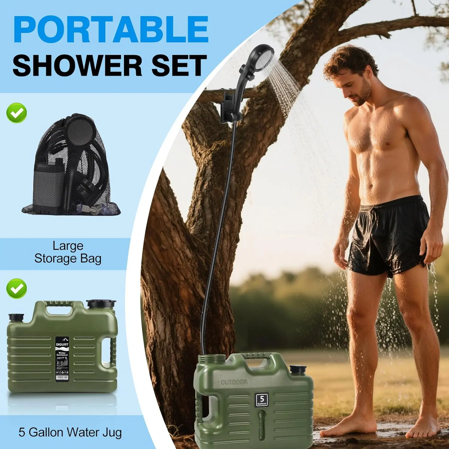hot-sellingPortable Camping Sh - Outdoor Camping Hot Water Shower ulasan dan harga