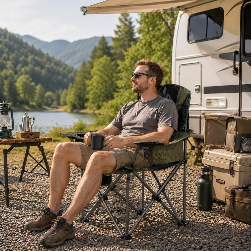 Durable 2-Pack Oversized Padde - Outdoor Oversized Camping Chair ulasan dan harga