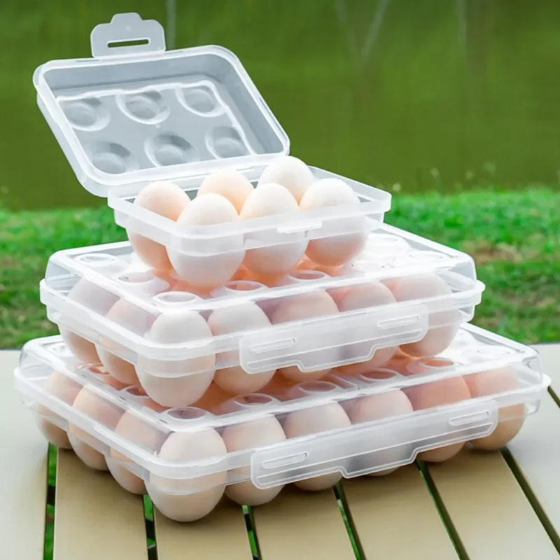 Egg Holder Plastic Egg Storage - Outdoor Camping Fridge ulasan dan harga