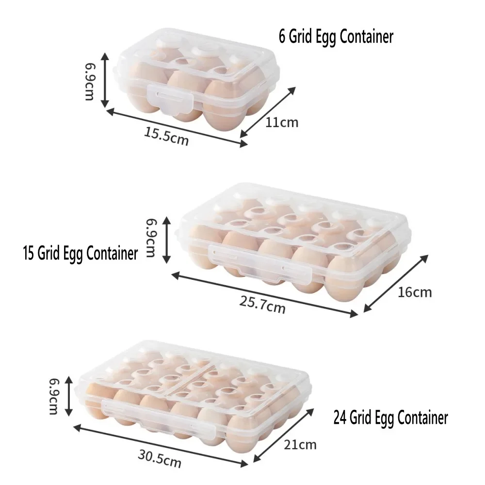 Egg Holder Plastic Egg Storage - Outdoor Camping Fridge ulasan dan harga