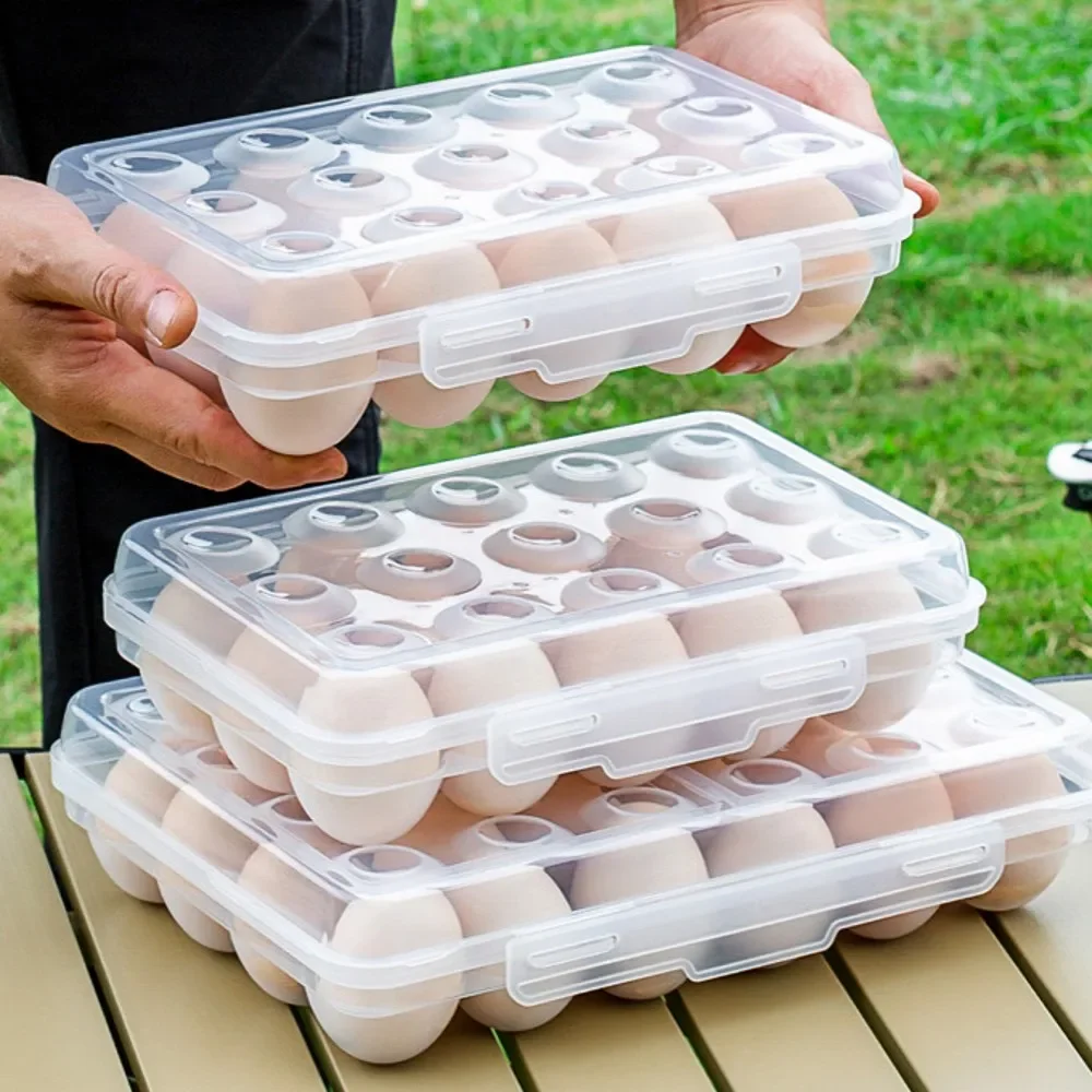 Egg Holder Plastic Egg Storage - Outdoor Camping Fridge ulasan dan harga