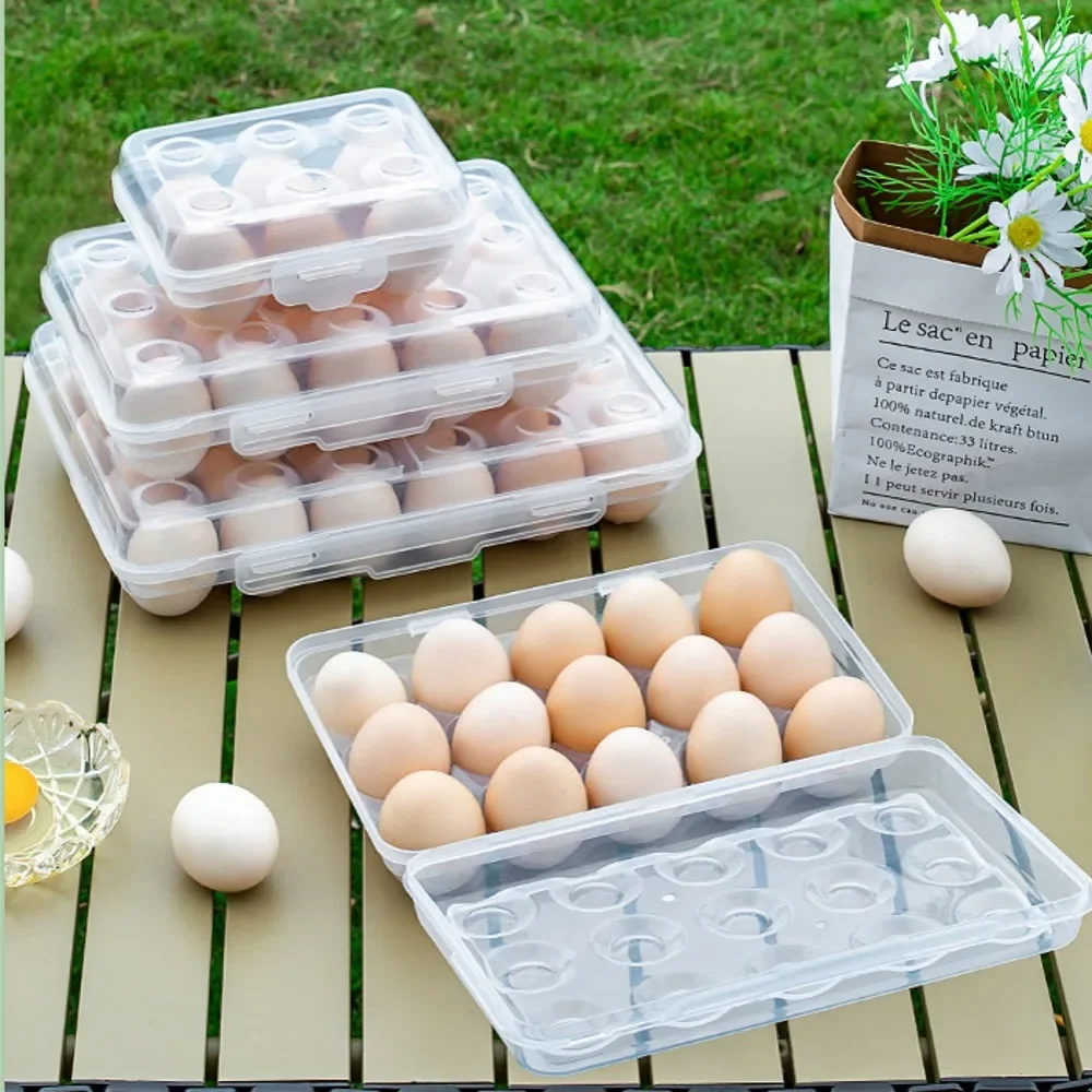 Egg Holder Plastic Egg Storage - Outdoor Camping Fridge ulasan dan harga