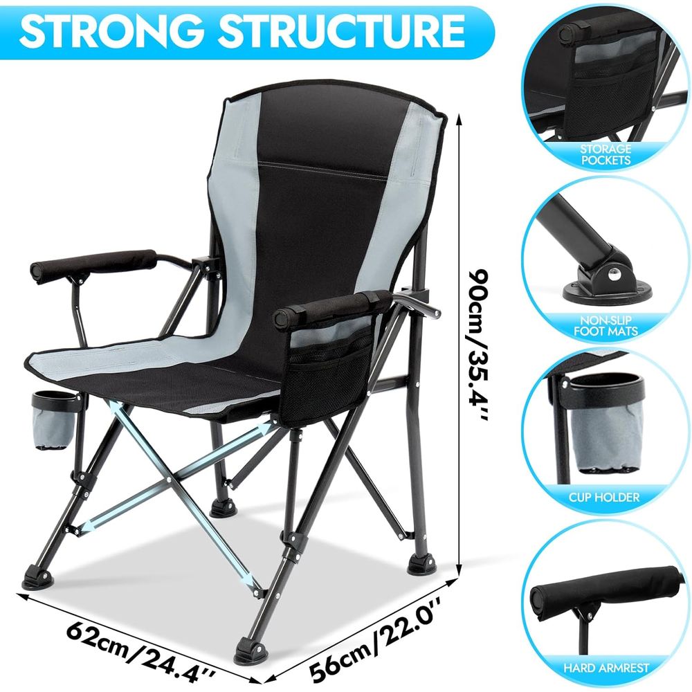 Durable Oversized Folding Camp - Outdoor Oversized Camping Chair ulasan dan harga