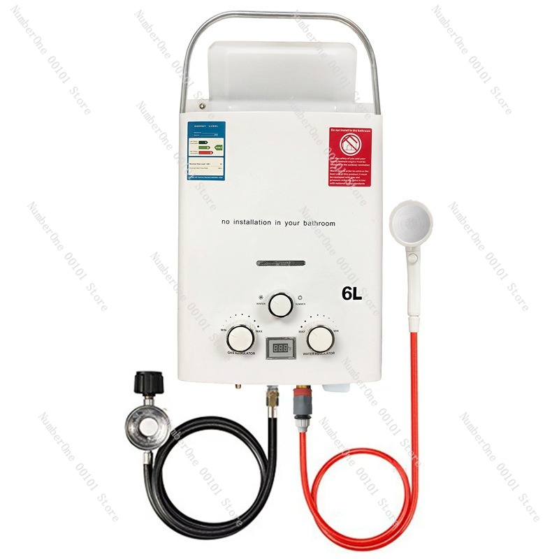 Propane LPG  Gas Tankless Wate - Outdoor Camping Hot Water Shower ulasan dan harga