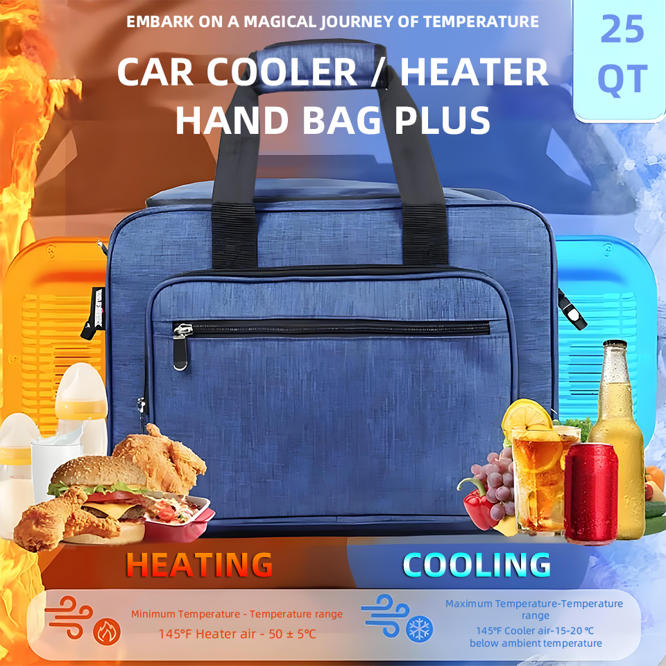 25L 3‑Layer Handheld Lunch Bag - Outdoor Camping Fridge ulasan dan harga
