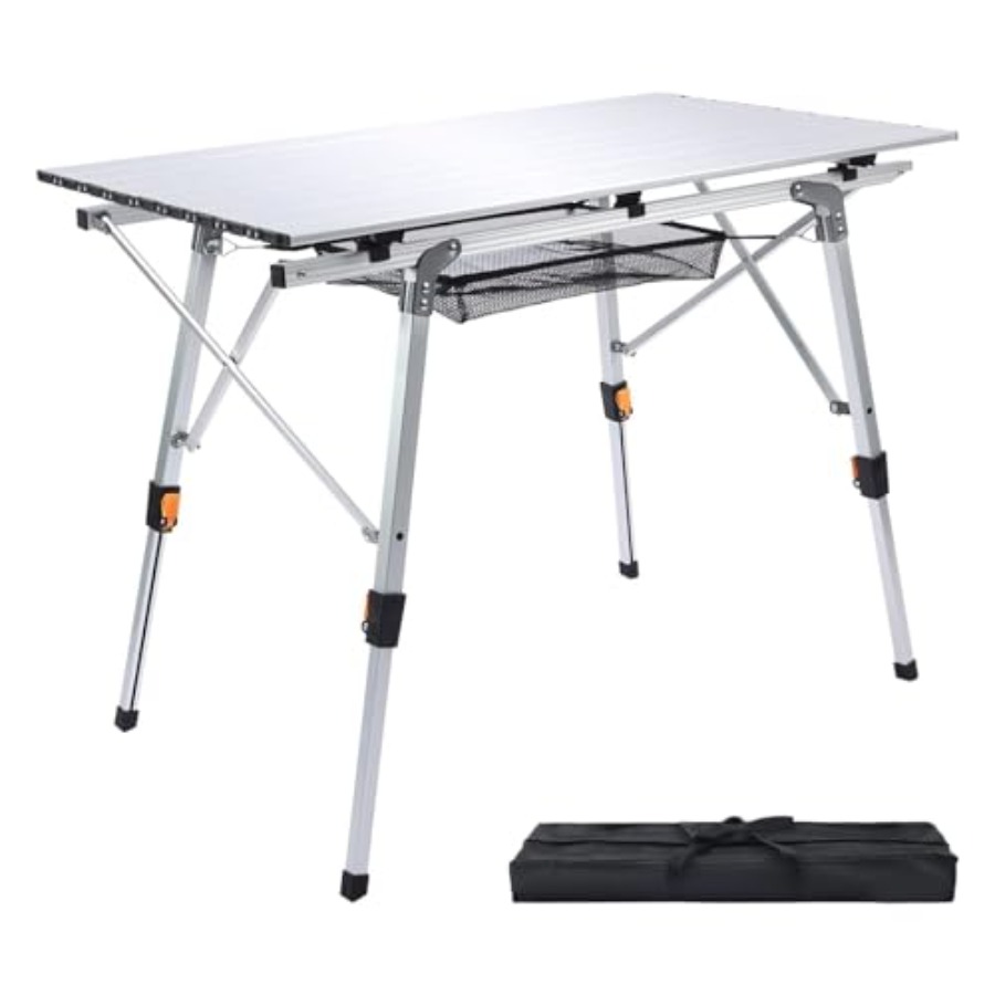 Outdoor camping table with adj - Outdoor Camping Table Foldable ulasan dan harga
