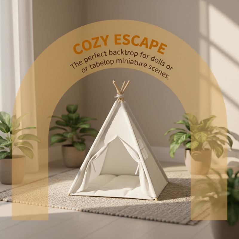 1: 12 Tent Model Decoration Sc - Outdoor Camping Tent ulasan dan harga