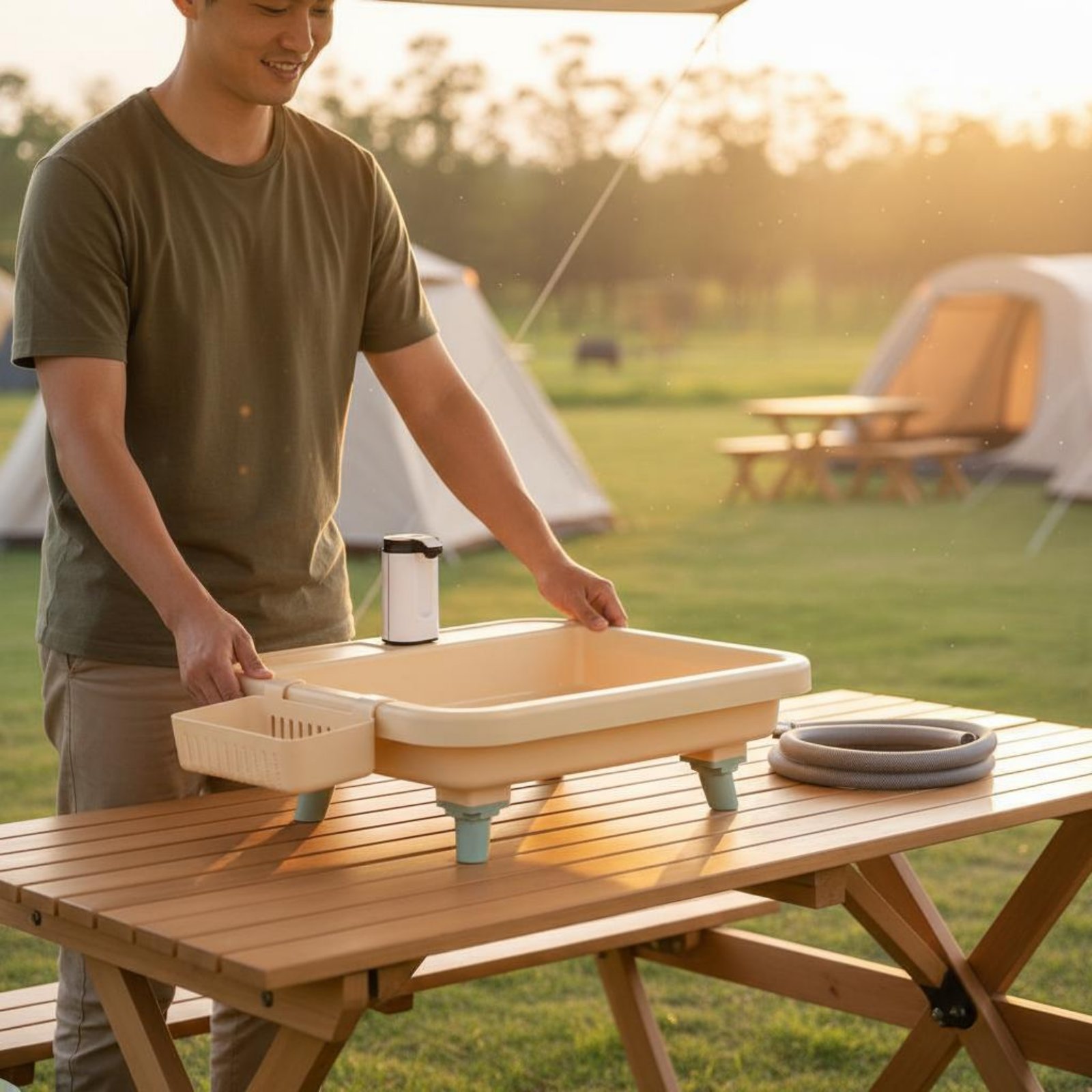 Portable Hand Washing Station  - Outdoor In Camping ulasan dan harga