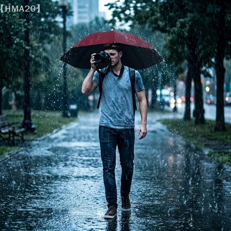 【HMA20】Portable Foldable Umbre - Outdoor Camping Umbrella ulasan dan harga