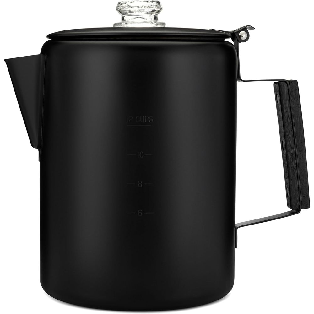 12-Cup Stainless Steel Percola - Camp Percolator Coffee ulasan dan harga