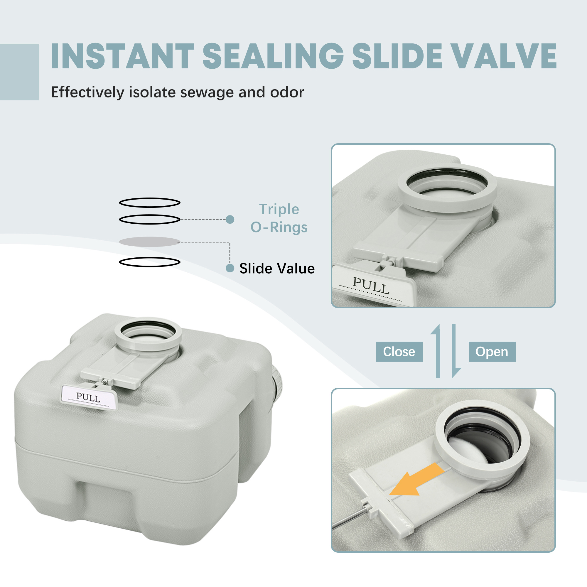 5.3 Gallon Separate-able Splas - Outdoor In Camping ulasan dan harga