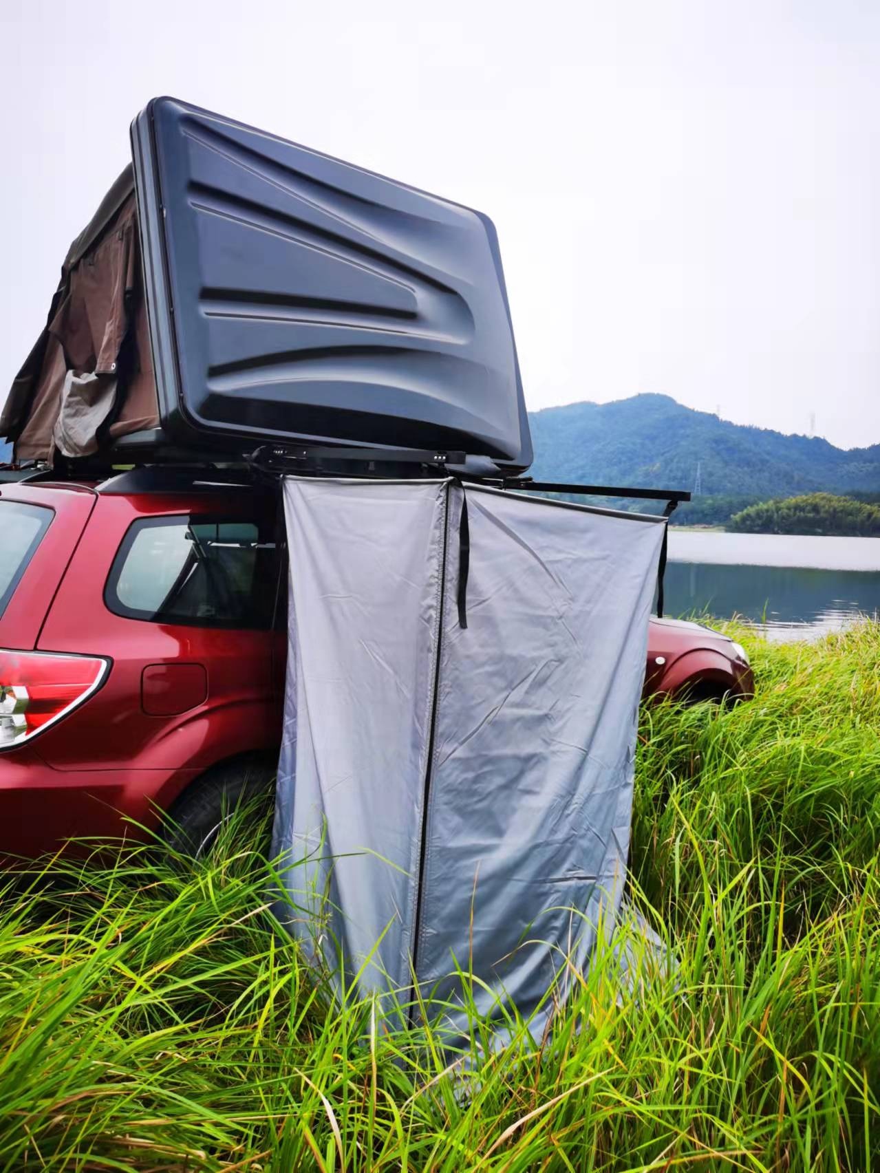 Outdoor Roof Top Shower Toilet - Outdoor Camping Tent ulasan dan harga