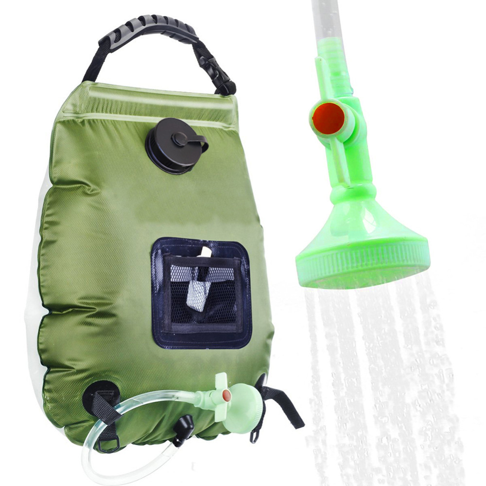 Camping Shower Bag 20L Solar H - Outdoor Camping Hot Water Shower ulasan dan harga